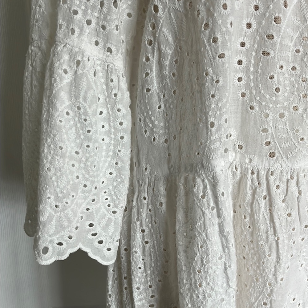 White Eyelet Dress - Picture 2 of 4